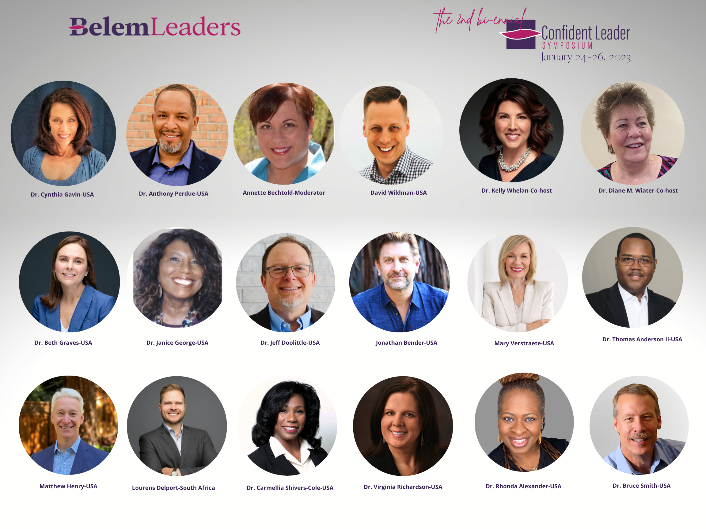 Confident Leader Symposium Speakers 2021